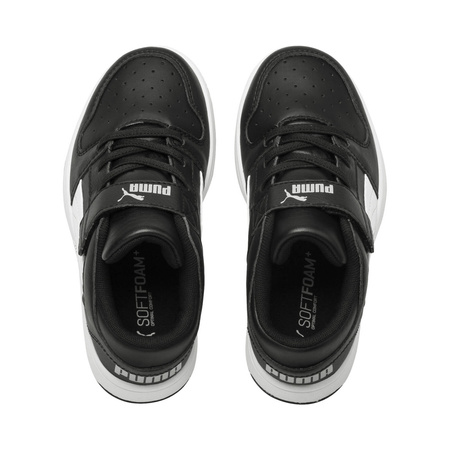 Buty sportowe dziecięce Puma REBOUND LAYUP LO SL V PS czarne 37049202