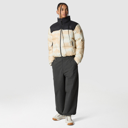 Kurtka z kapturem damska The North Face 92 CRINKLE REV NUPTSE beżowa NF0A875CVOS