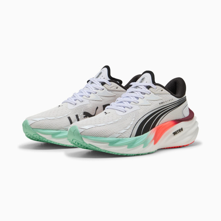 Buty do biegania damskie Puma VELOCITY NITRO 4 HYROX beżowe