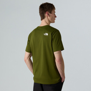Koszulka męska The North Face SIMPLE DOME zielona NF0A87NGBRI