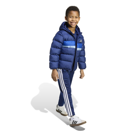 Kurtka puchowa dziecięca adidas KIDS niebieska JW2453