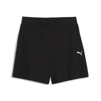 Spodenki damskie Puma ESS ELEVATED RIB 5 czarne 68502601