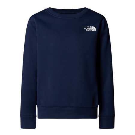 Bluza dziecięca The North Face BOX NSE REGULAR CREW granatowa NF0A89H7DIA