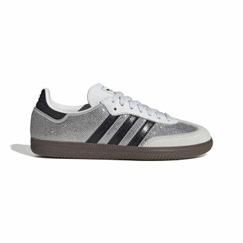 Buty sportowe damskie adidas SAMBA OG srebrne IH9055