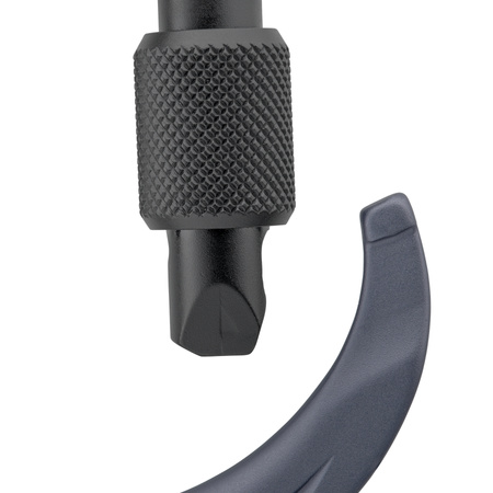 Karabinek wspinaczkowy unisex Salewa ORTLES HMS S szary 00-0000072001_0987