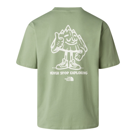 Koszulka unisex The North Face MOUNTAIN FUN OVERSIZED zielona NF0A8F2NBQ1