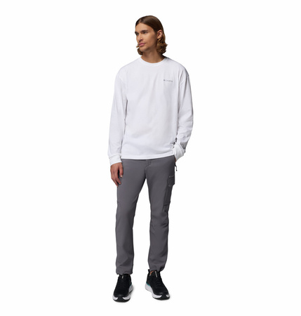 Longsleeve męski Columbia BLACK BUTTE biały 2137071100