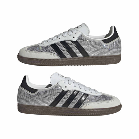 Buty sportowe damskie adidas SAMBA OG srebrne IH9055