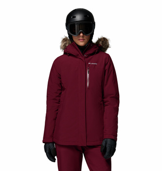 Kurtka narciarska damska Columbia AVA ALPINE II bordowa 2085831624