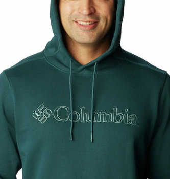 Bluza z kapturem męska Columbia CSC BASIC LOGO II zielona 1681664414