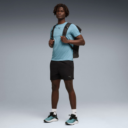 Koszulka treningowa męska Puma TAD ESSENTIALS HEATHER CAT niebieska 52592099