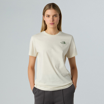 Koszulka damska The North Face REDBOX beżowa NF0A87NKEBE