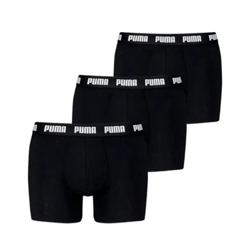 Bokserki męskie Puma EVERYDAY 3-PACK czarne 93832701