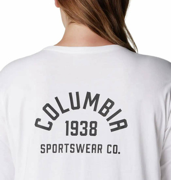 Longsleeve damski Columbia NORTH CASCADES biały 2013495110