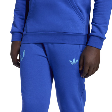 Spodnie dresowe dziecięce adidas MESSI niebieskie JY9553