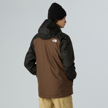 Kurtka wodoodporna męska The North Face QUEST TRICLIMATE brązowa NF0A3YFH1OI