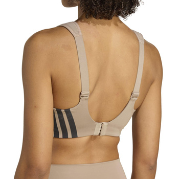 Stanik sportowy damski adidas TLRD beżowy JX8843