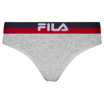Majtki damskie Fila STRING 1-PACK szare FU6049-400