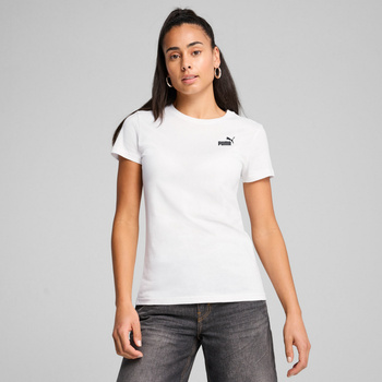 Koszulka damska Puma ESS SMALL NO.1 LOGO biała 68237202