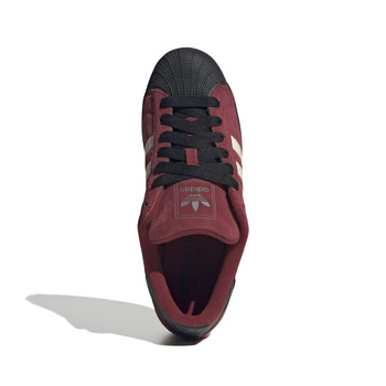 Buty sportowe męskie adidas SUPERSTAR II bordowe JQ3220