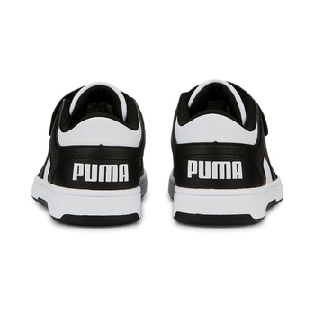 Buty sportowe dziecięce Puma REBOUND LAYUP LO SL V PS białe 37049216
