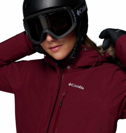 Kurtka narciarska damska Columbia AVA ALPINE II bordowa 2085831624