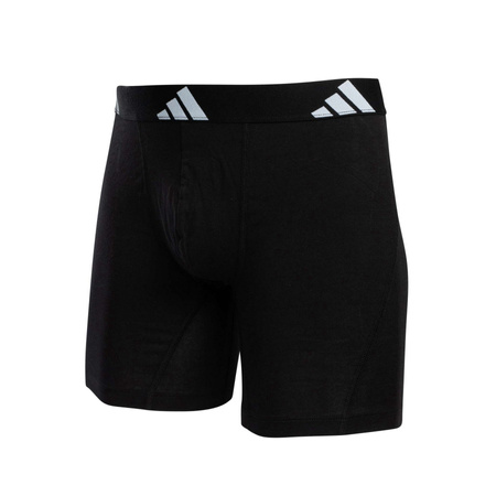 Bokserki męskie adidas ACTIVE FLEX SHORTS 3-PACK czarne 4AM004-000