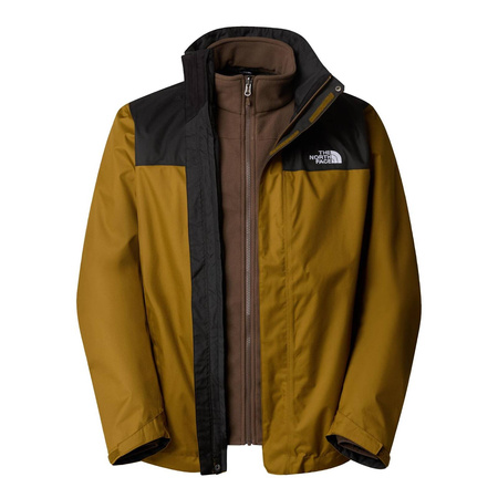 Kurtka wodoodporna męska The North Face EVOLVE II TRICLIMATE brązowa NF00CG555HO