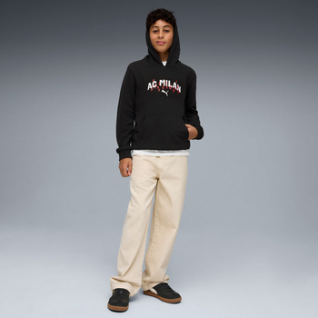 Bluza z kapturem chłopięca Puma ACM FTBCULTURE JR czarna 78472505