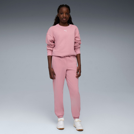 Komplet dresowy dziewczęcy Puma LOUNGWEAR OVERSIZED FL różowy 68972765