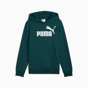 Bluza z kapturem chłopięca Puma ESS NO.1 LOGO FL zielona 68490875