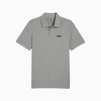 Koszulka polo męska Puma ESS SMALL LOGO PIQUE szara 68676203