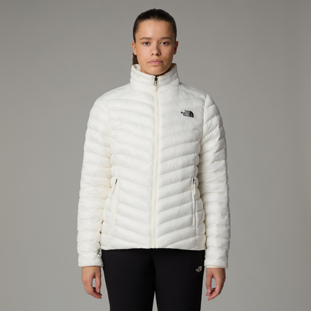 Kurtka puchowa damska The North Face HUILA beżowa NF0A85AGQLI