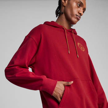 Bluza z kapturem męska Puma X HARRY POTTER RELAXED GRAPHIC bordowa 63009313