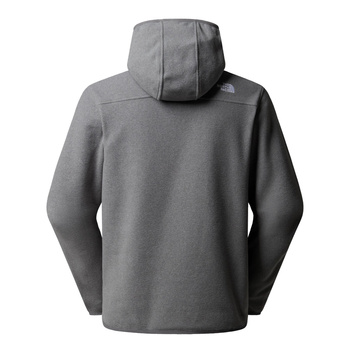 Polar z kapturem męski The North Face GLACIER FLEECE PULLOVER szary NF0A8D0SCQI