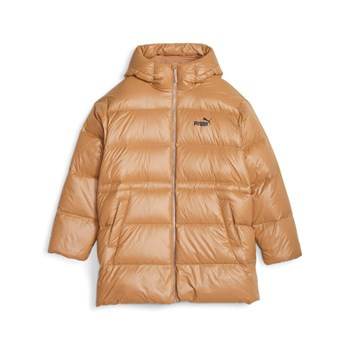 Kurtka z kapturem damska Puma STYLE HOODED DOWN beżowa 67536885