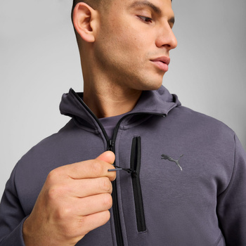 Bluza z kapturem męska Puma OPEN ROAD FZ DK szara 68165469