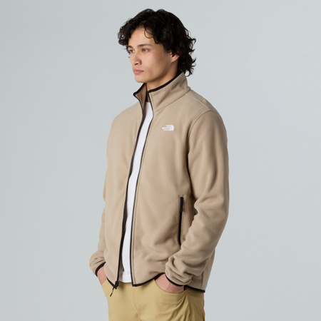 Polar męski The North Face GLACIER FLEECE beżowy NF0A8D0RBOX