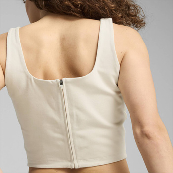 Top damski Puma DARE TO GYM2K CORSET beżowy 62680487