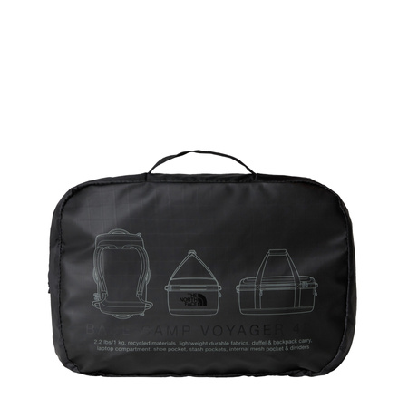 Torba podróżna unisex The North Face BASE CAMP VOYAGER 42 L czarna NF0A52RQKT0