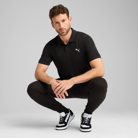 Koszulka polo męska Puma ESS PIQUE czarna 68255401
