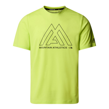 Koszulka treningowa męska The North Face MOUNTAIN ATHLETICS 24/7 zielona NF0A893ZRIQ