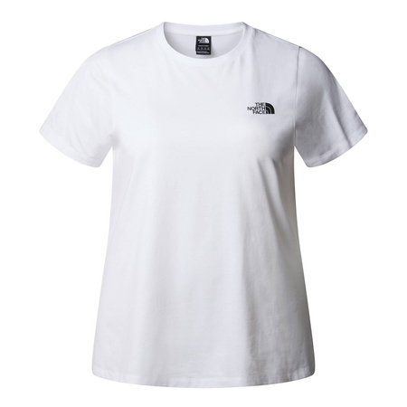 Koszulka damska The North Face S/S SIMPLE DOME biała NF0A89KNFN4