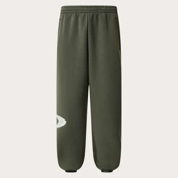 Spodnie dresowe męskie Oakley NEW RETRO 1.7 zielone FOA408135-22H
