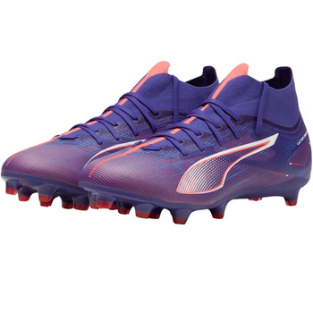 Korki męskie Puma ULTRA 5 MATCH+ FG/AG fioletowe 10768601