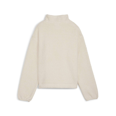 Bluza damska Puma CLASSICS WINTERIZED HALF-ZIP beżowa 62679687