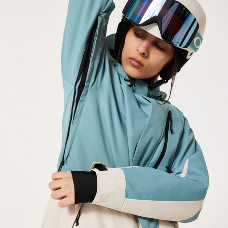 Kurtka narciarska damska Oakley TNP TBT niebieska FOA500472-27U