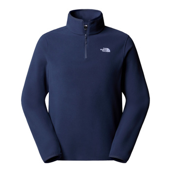 Polar męski The North Face GLACIER FLEECE 1/4 ZIP granatowy NF0A8D0Q8K2