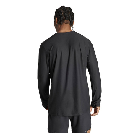 Longsleeve do biegania męski adidas OWN THE RUN czarny IN1486