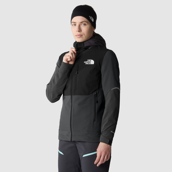 Kurtka narciarska damska The North Face DAWN TURN HYBRID SOFTSHELL czarna NF0A7Z8UU0N